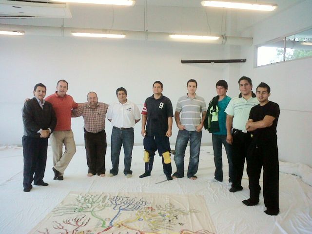 Lic. Sánchez, Lic. Machado, Alberto, Ing. David, Adrian, Fernando,Carlos, Isaac y Jonathan