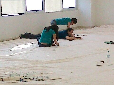 trabajando en el SUM 1